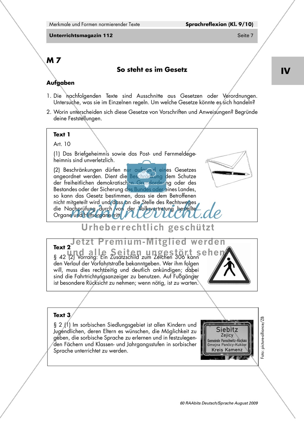 Gesetzestexte lesen und verstehen Preview 1
