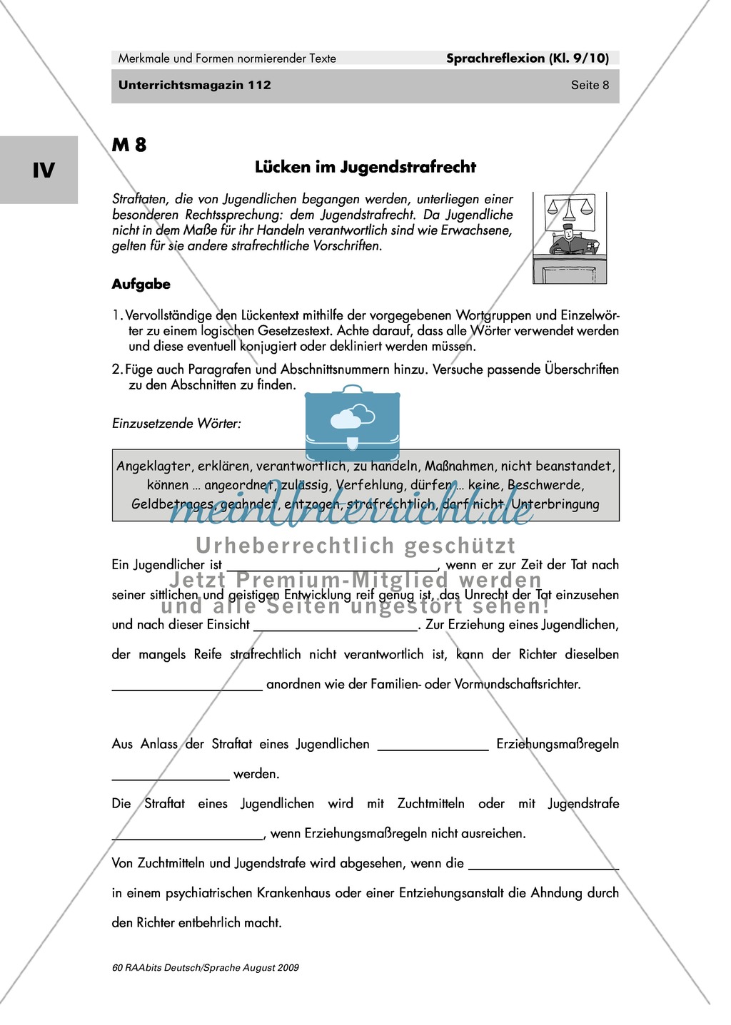 Gesetzestexte lesen und verstehen Preview 2