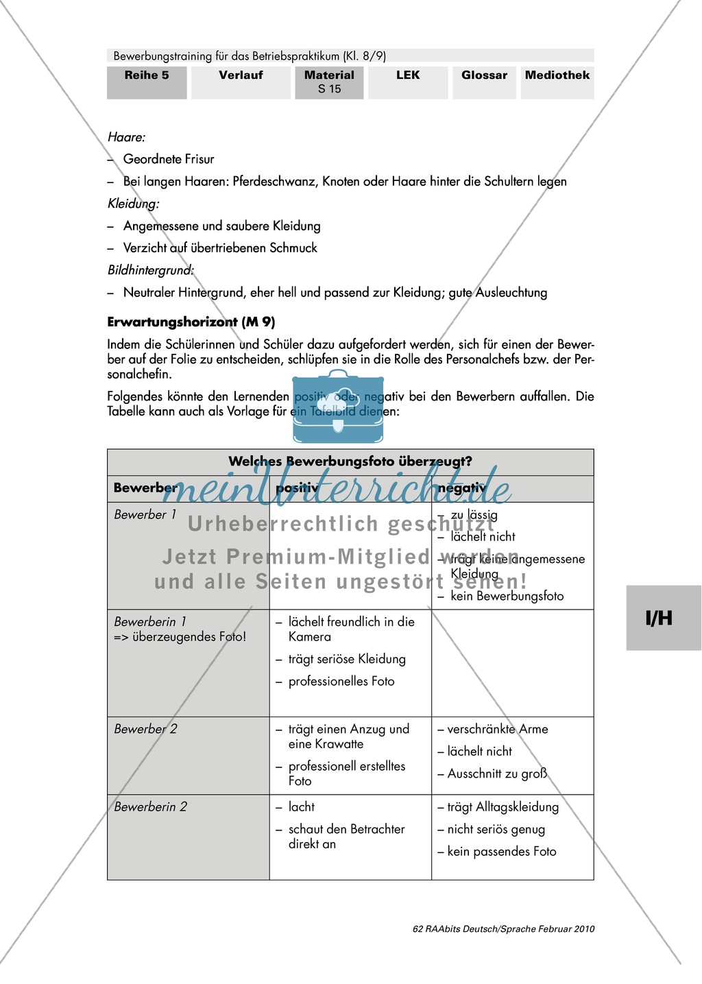 Kriterien für ein gutes Bewerbungsfoto aufstellen Preview 4