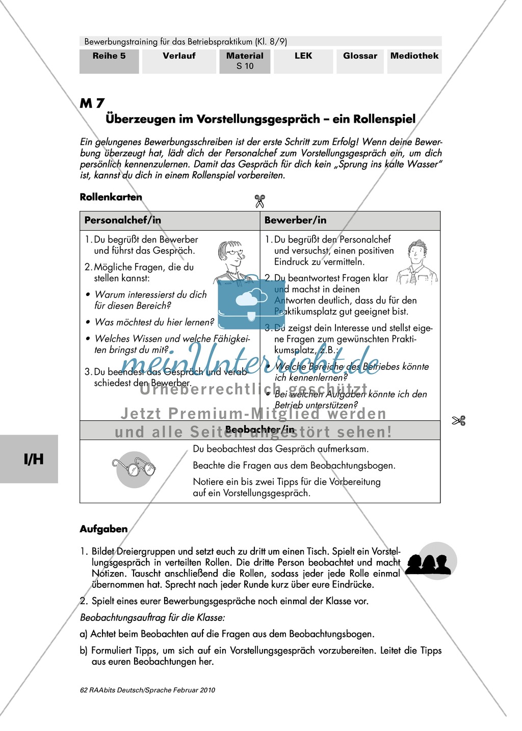 Übungen für die sichere Selbstpräsentation im Bewerbungsgespräch Preview 3
