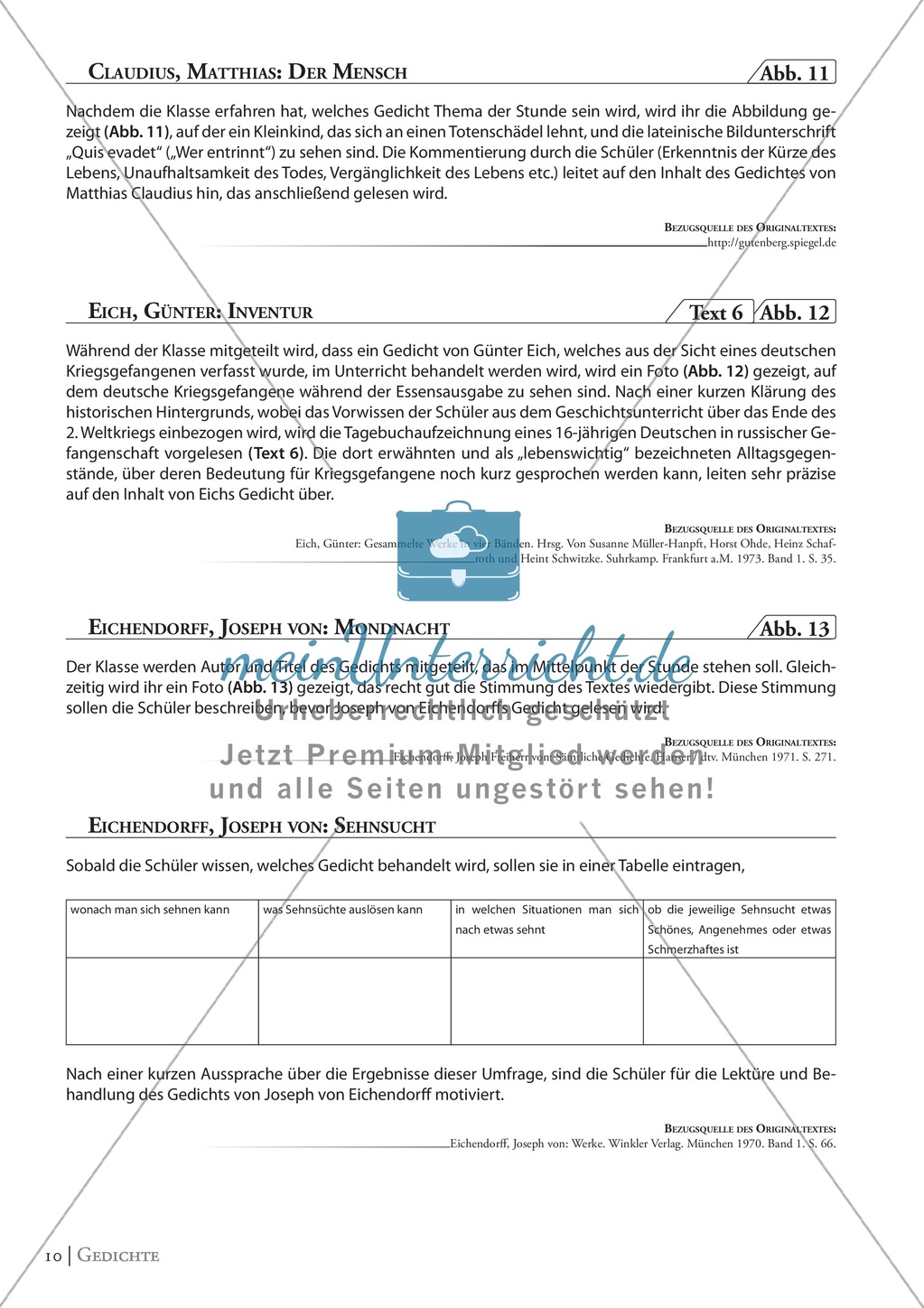 Eich - Inventur: Erläuterung, Text und Bild Preview 1