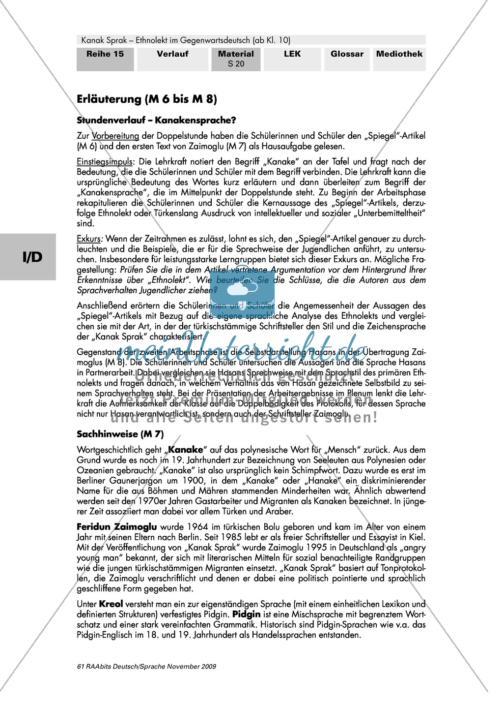 "Kanakensprache"? Der Ethnolekt als Minderheitensprache Preview 3