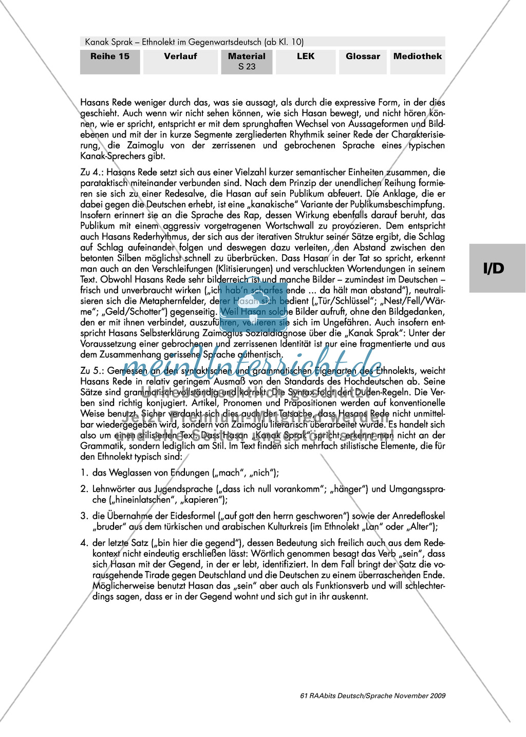 "Kanakensprache"? Der Ethnolekt als Minderheitensprache Preview 6