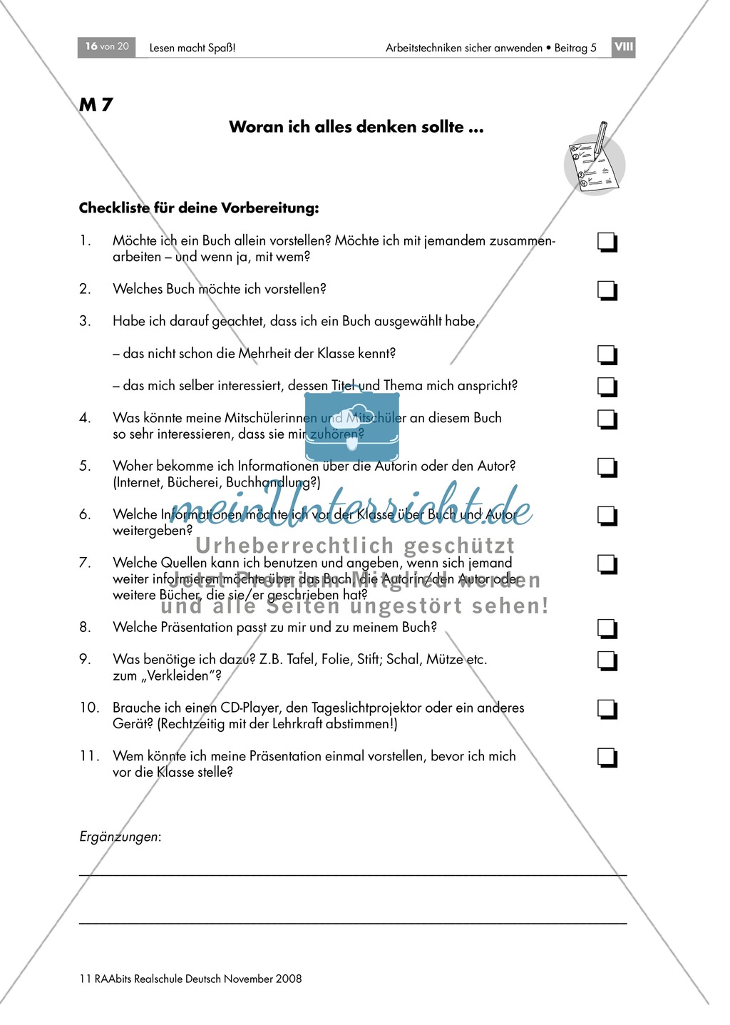 Einen Beitrag zum