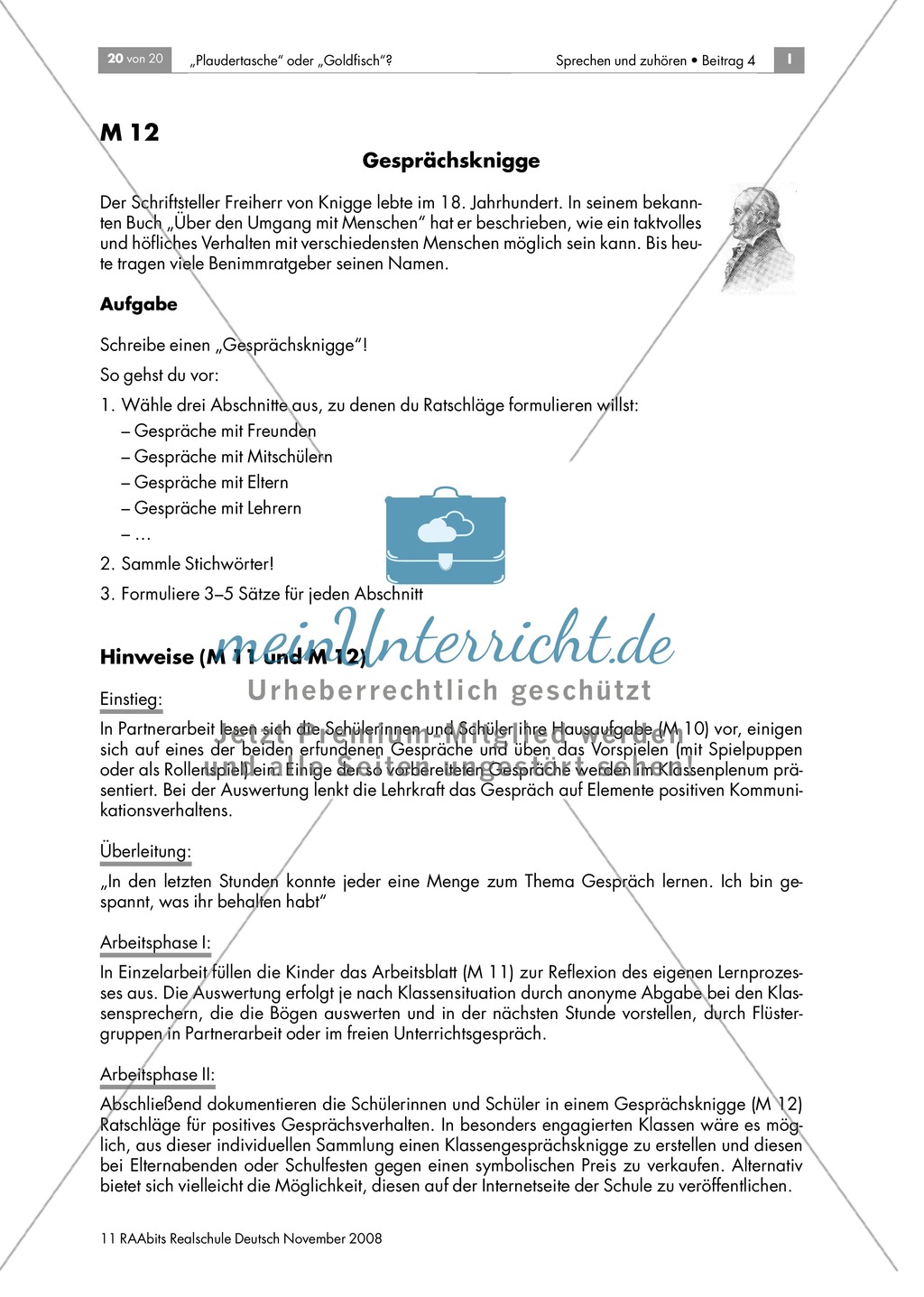 Lernerfolgskontrolle: Lernprozesse festhalten und reflektieren - Gesprächsverhalten Preview 2