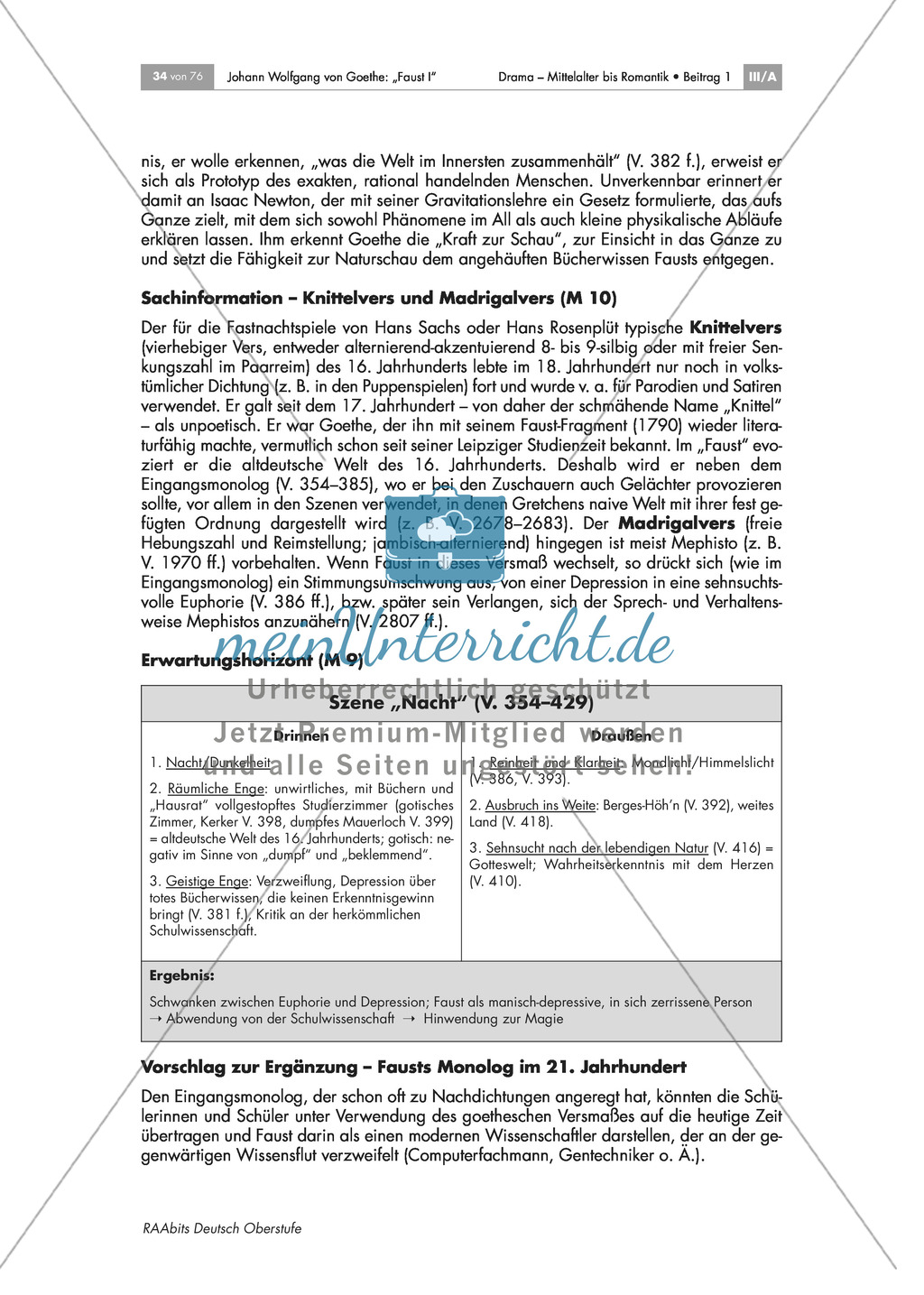 Johann Wolfgang von Goethe - "Faust I": Die Gelehrtentragödie - Faust in der Studierstube Preview 6