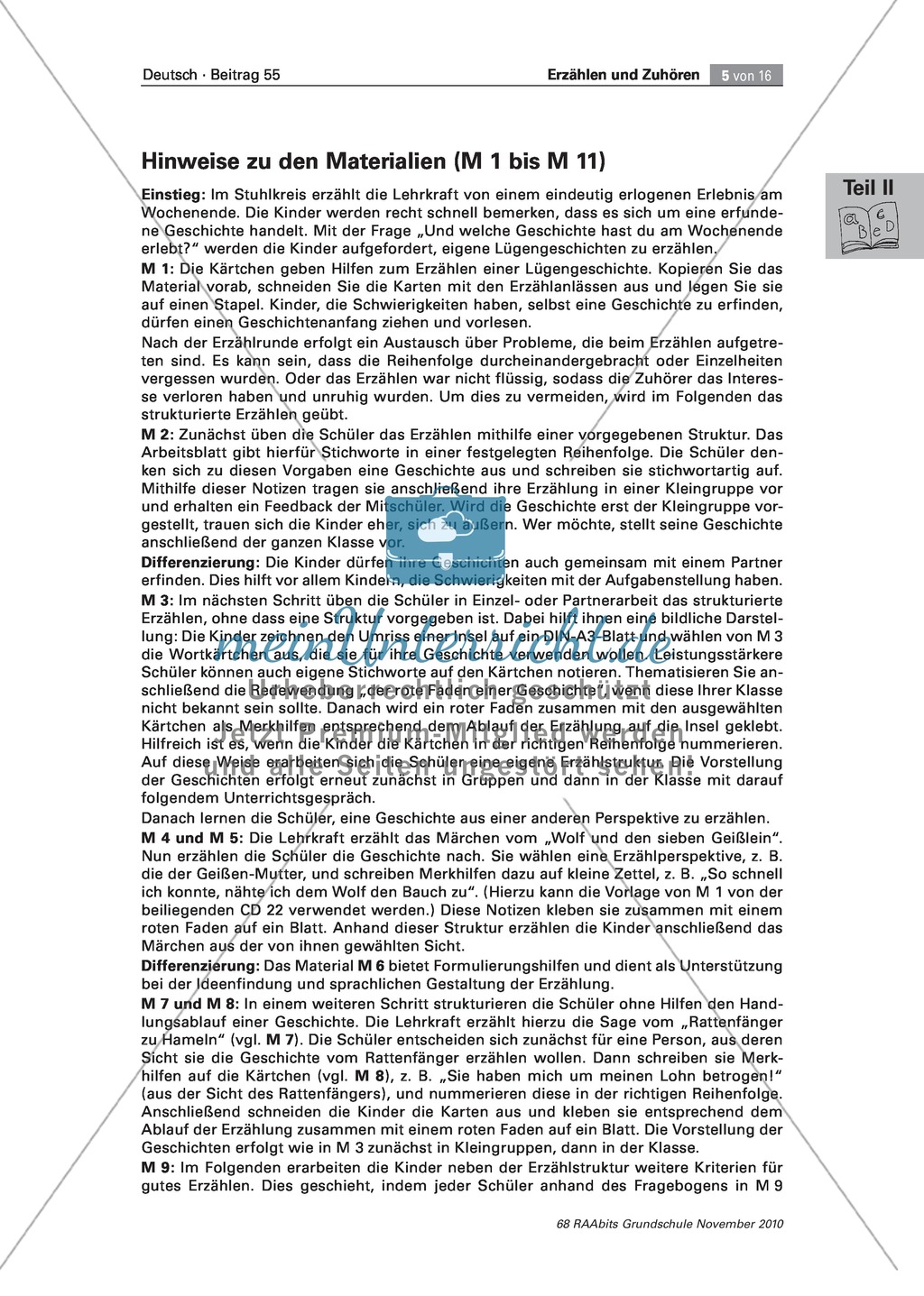 Geschichten mithilfe von Stichwörtern erfinden Preview 1