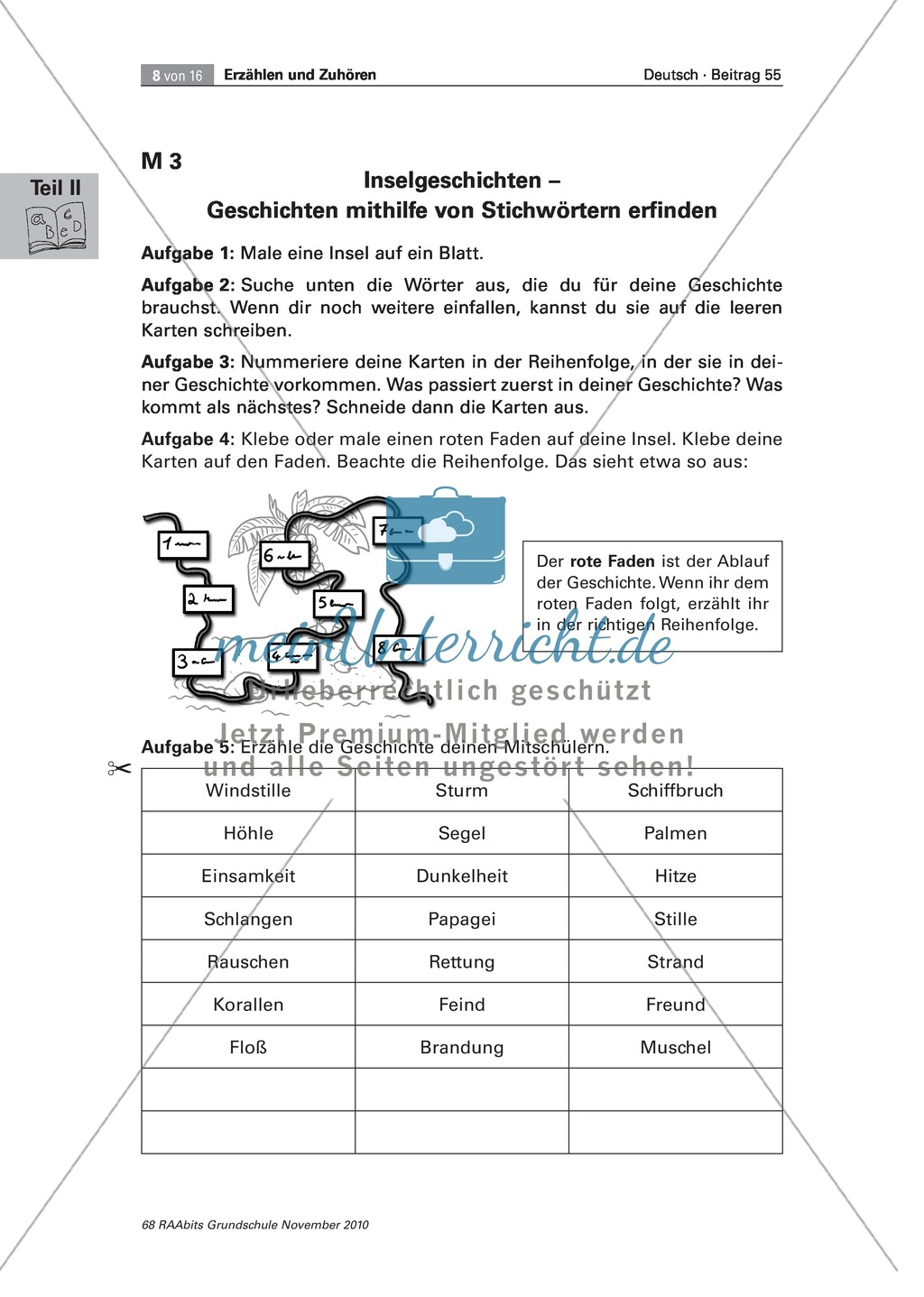 Geschichten mithilfe von Stichwörtern erfinden Preview 3