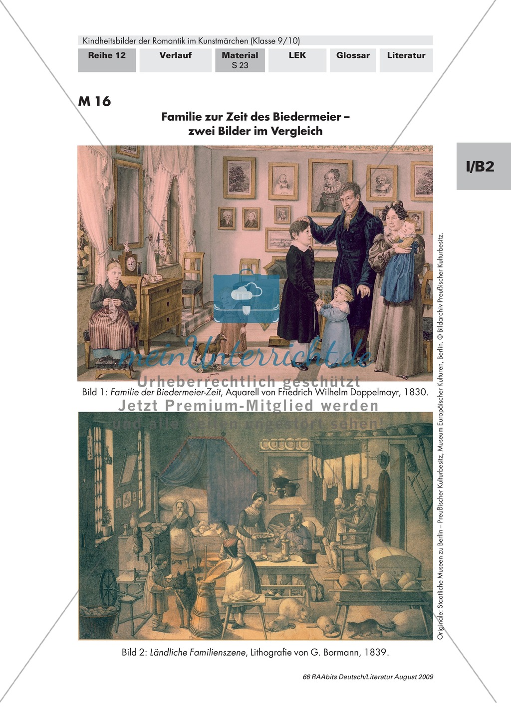 Kindheitsbilder der Romantik im Kunstmärchen: Familienbilder der Epochen Aufklärung, Romantik, Biedermeier im Kontrast Preview 5