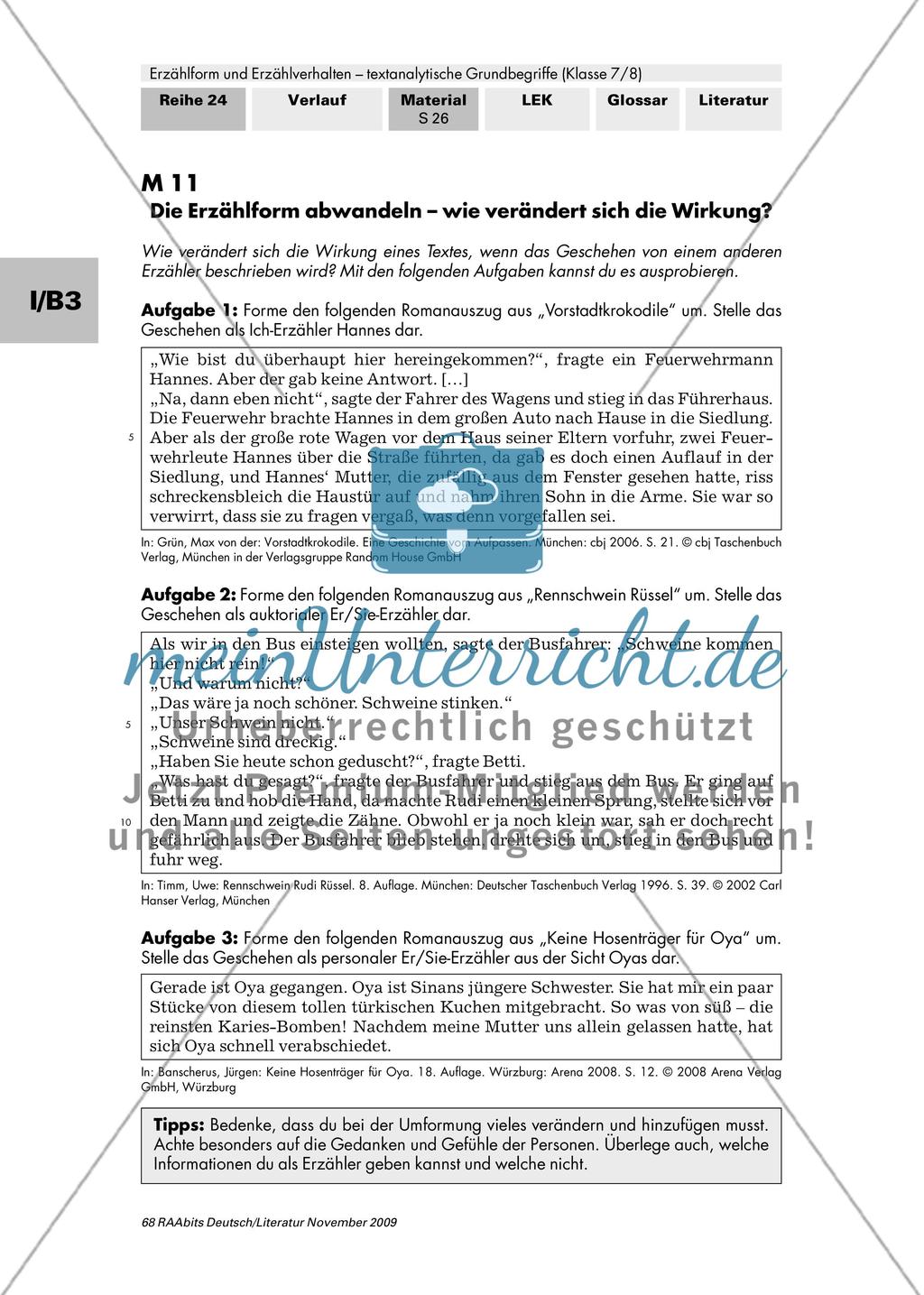 Textauszüge umformen – wie verändert sich die Wirkung? Preview 1