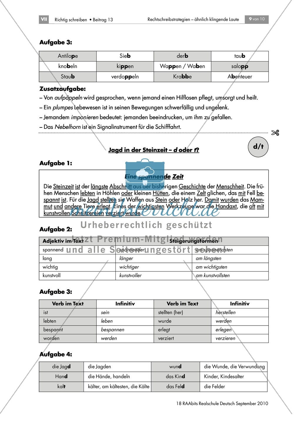 Rechtschreibung: Wörter mit b/p Preview 4