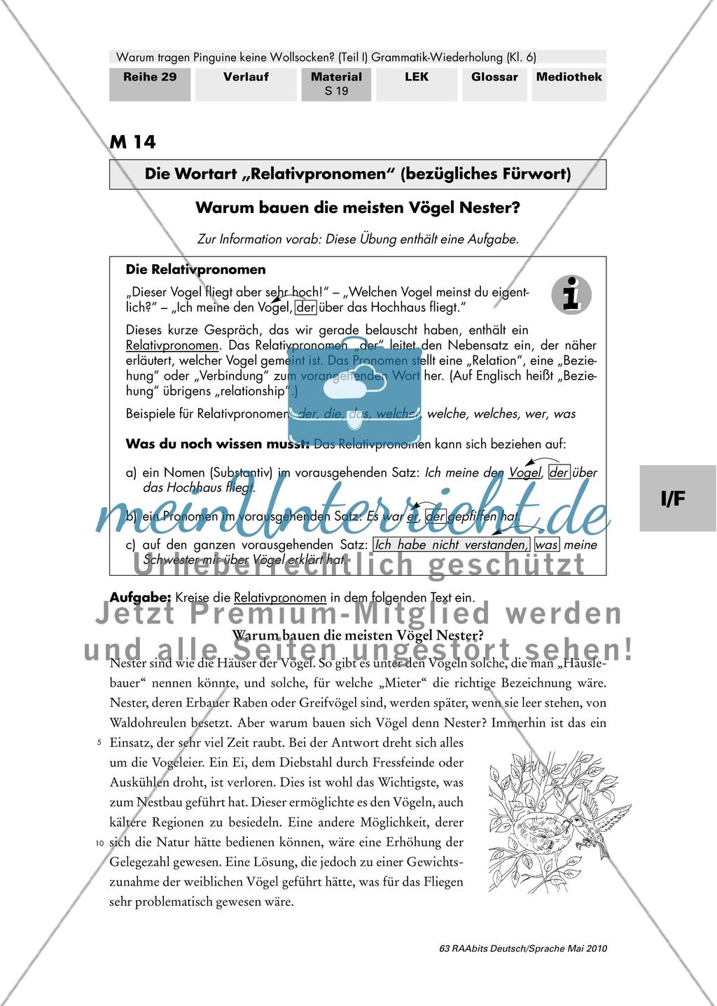 Eine Lerntheke zu den Wortarten Einführung und Durchführung meinUnterricht