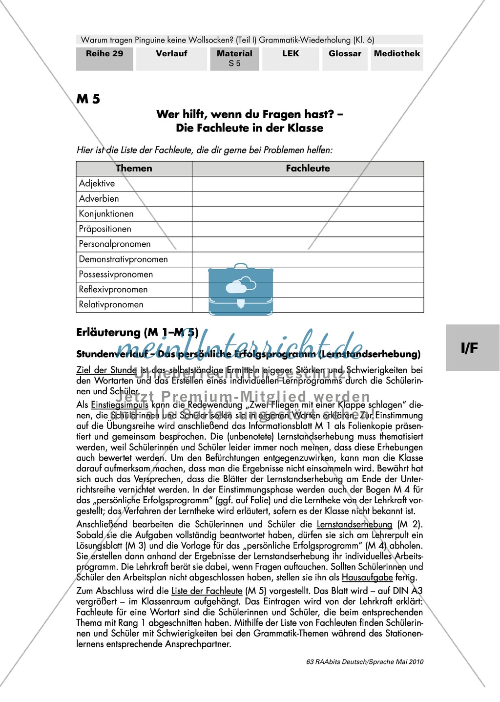 Warum tragen Pinguine keine Wollsocken? Eine individuelle Grammatik-Wiederholung zu den Wortarten Preview 11
