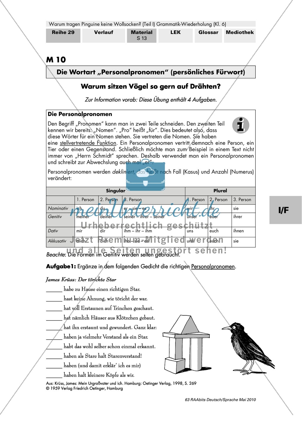 Warum tragen Pinguine keine Wollsocken? Eine individuelle Grammatik-Wiederholung zu den Wortarten Preview 19