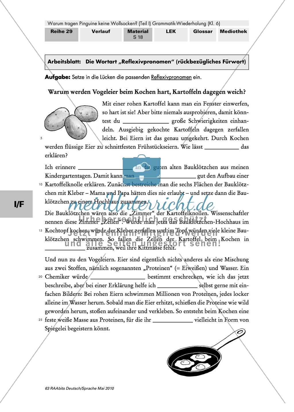 Warum tragen Pinguine keine Wollsocken? Eine individuelle Grammatik-Wiederholung zu den Wortarten Preview 24