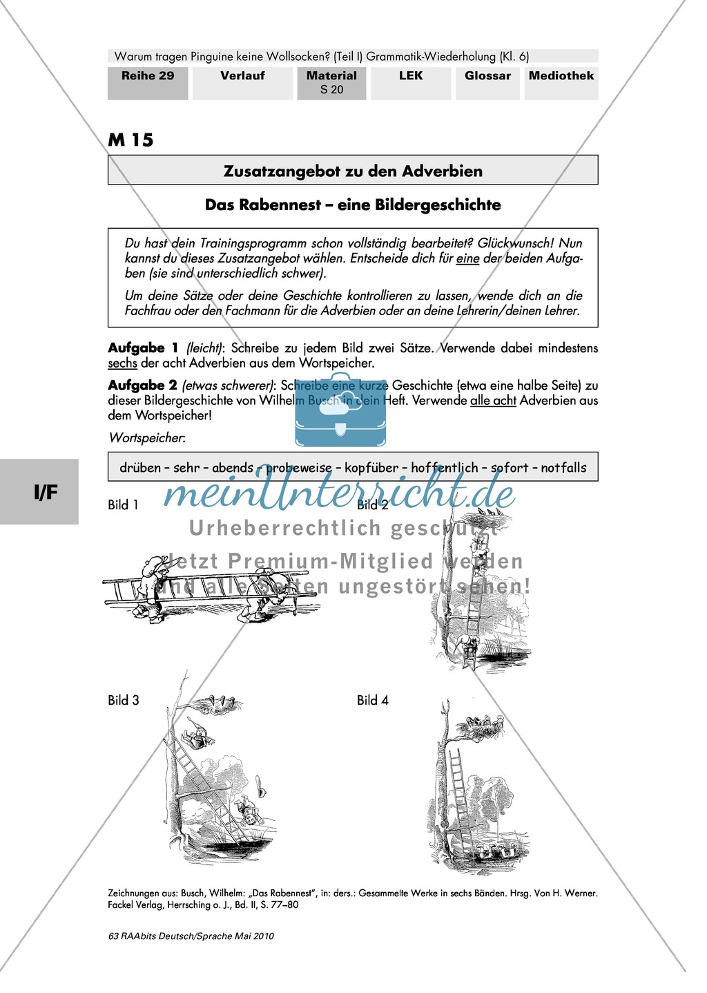 Warum tragen Pinguine keine Wollsocken? Eine individuelle Grammatik-Wiederholung zu den Wortarten Preview 26