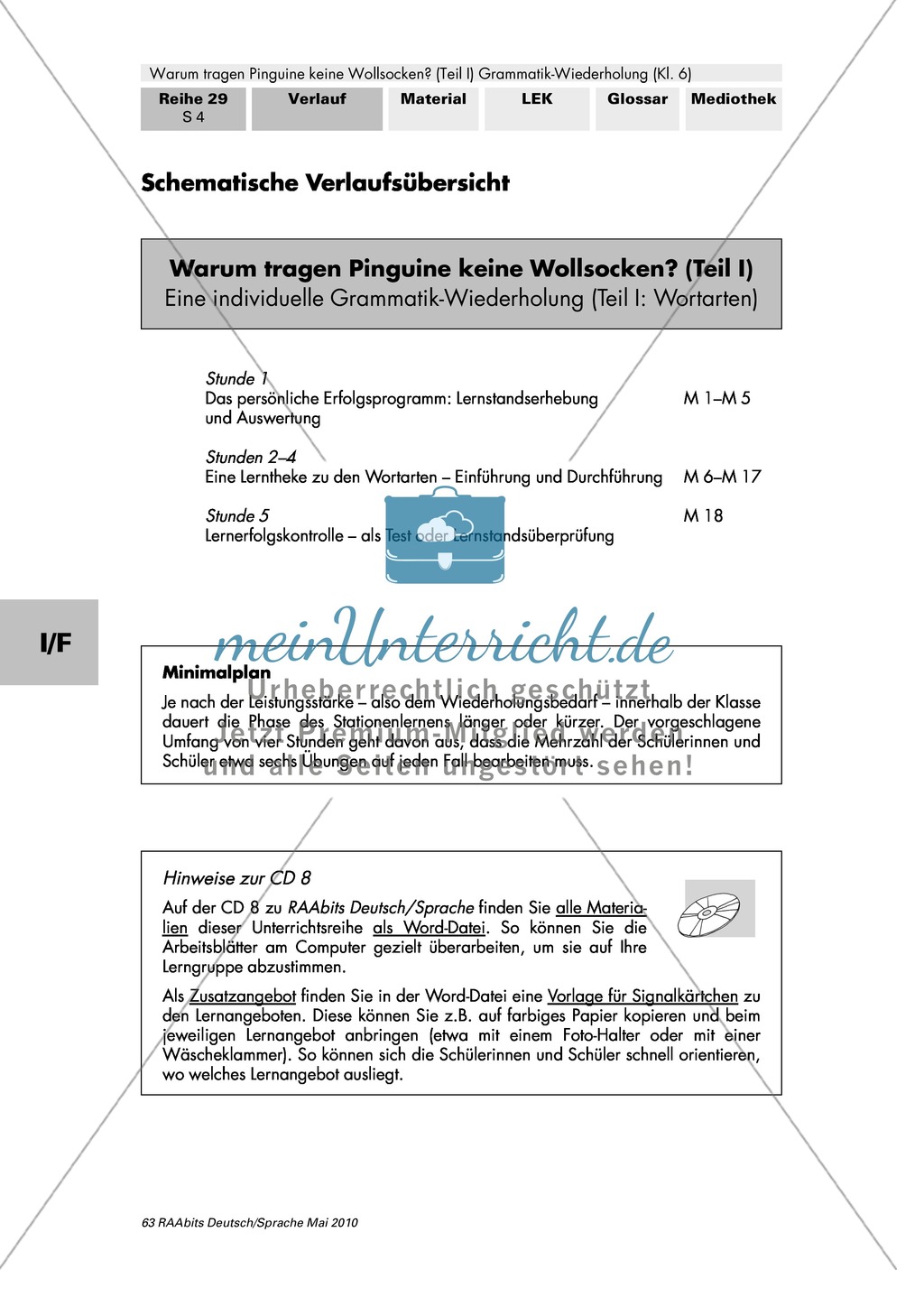 Warum tragen Pinguine keine Wollsocken? Eine individuelle Grammatik-Wiederholung zu den Wortarten Preview 4
