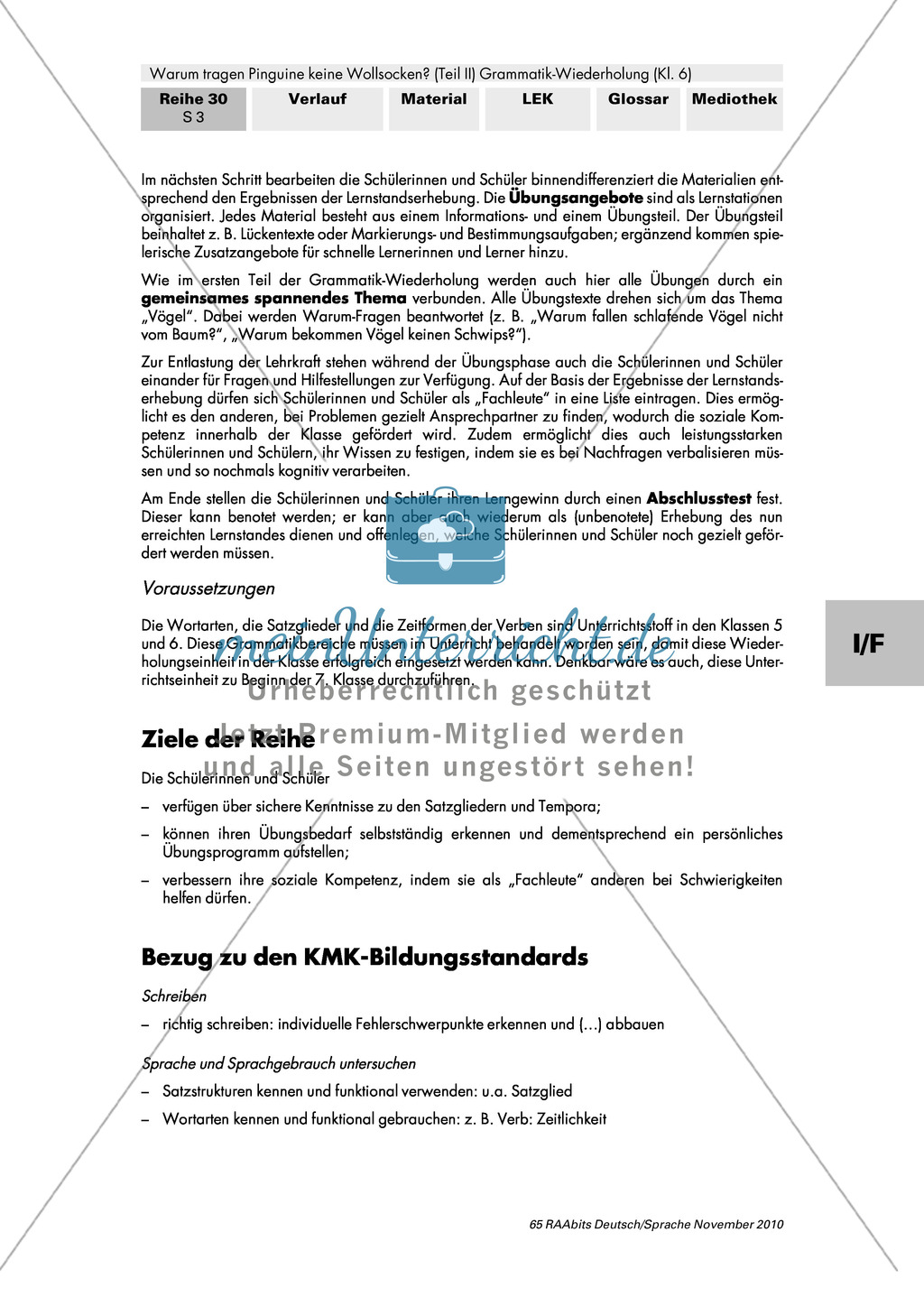 Warum tragen Pinguine keine Wollsocken? Eine individuelle Grammatik-Wiederholung zu Satzgliedern und Tempora Preview 3