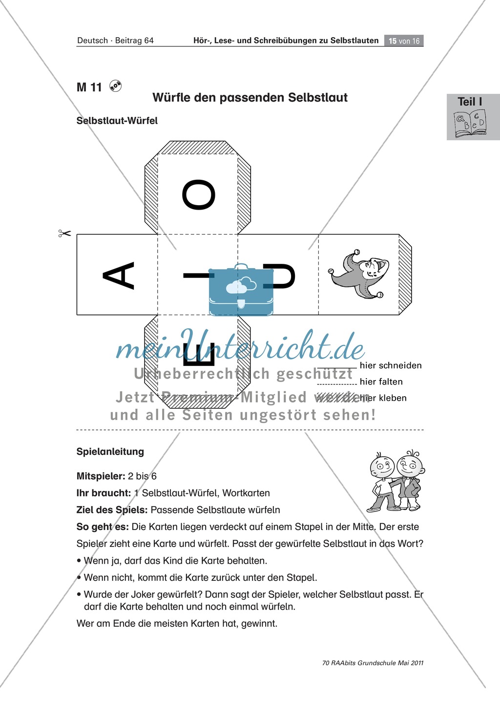 Spiel zu Selbstlauten Preview 4
