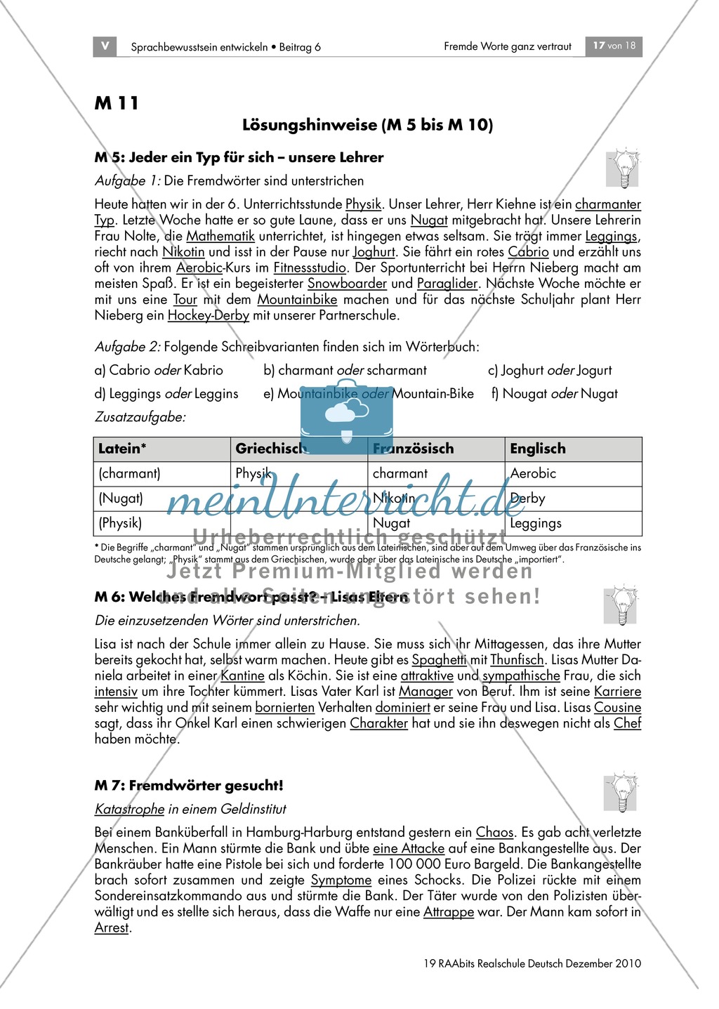 Fremdwörter richtig schreiben und benutzen Preview 7
