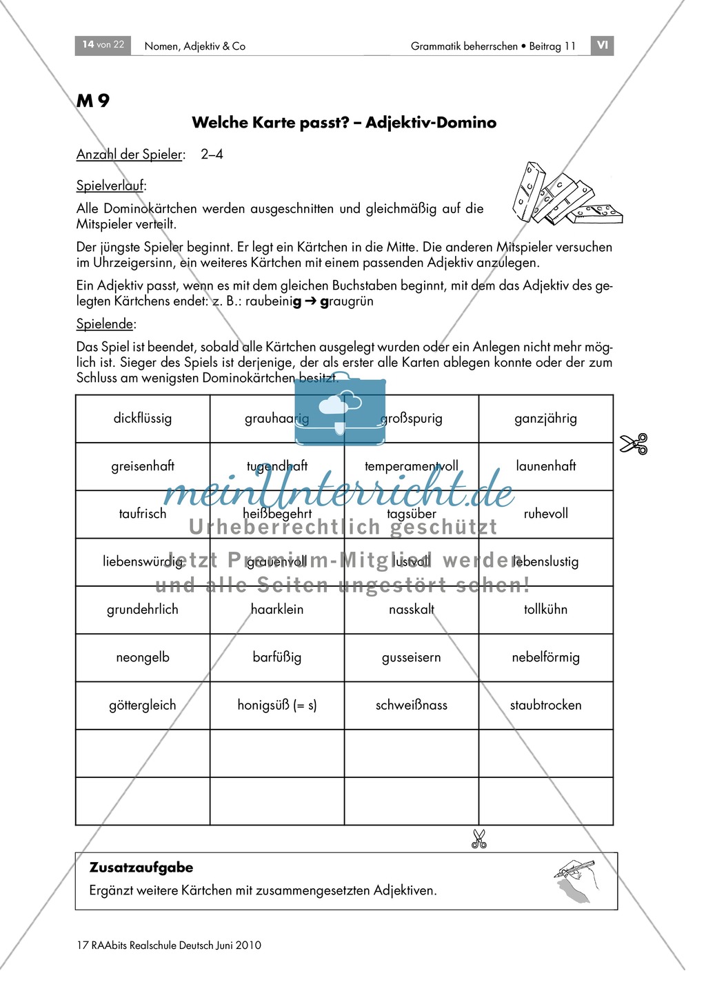 Wortarten kennenlernen