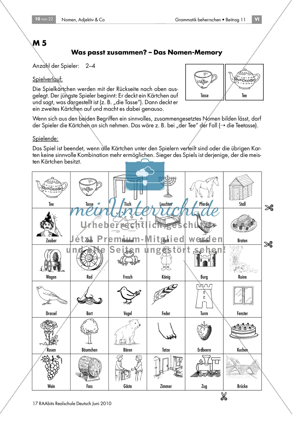Das kennenlernen nomen