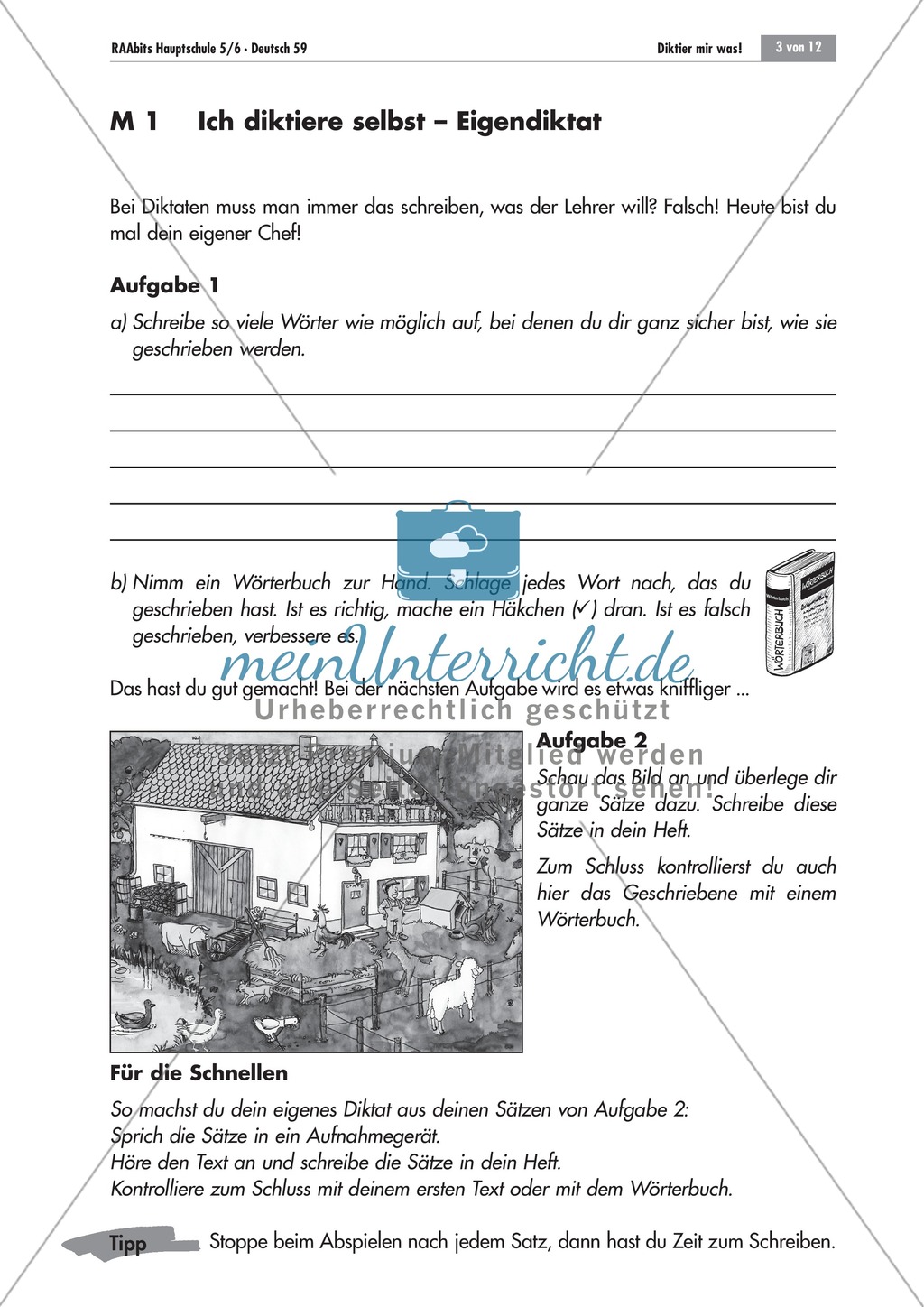 Übungen und Strategien zum korrekten Schreiben Preview 3