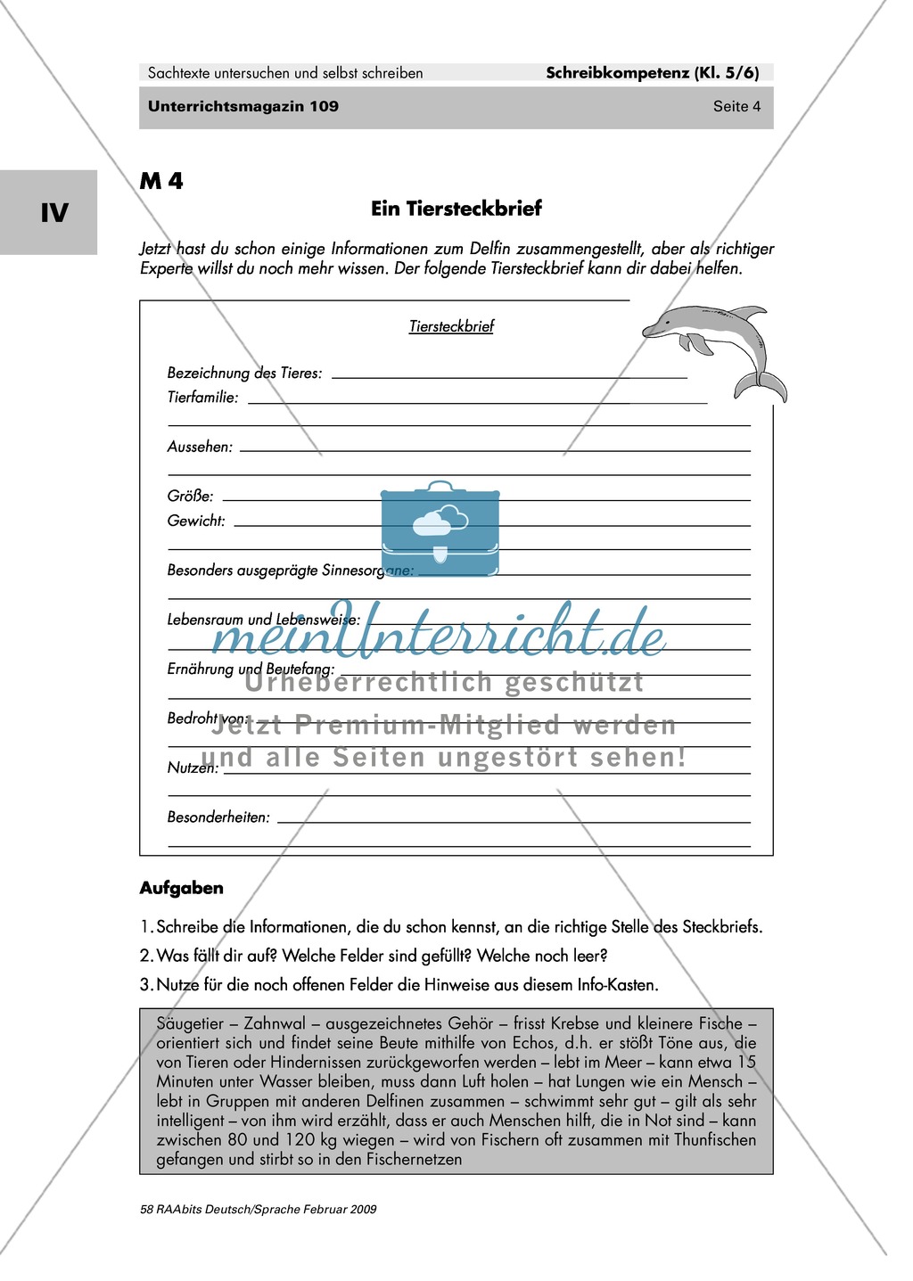 Tiersteckbrief ausfüllen Preview 1