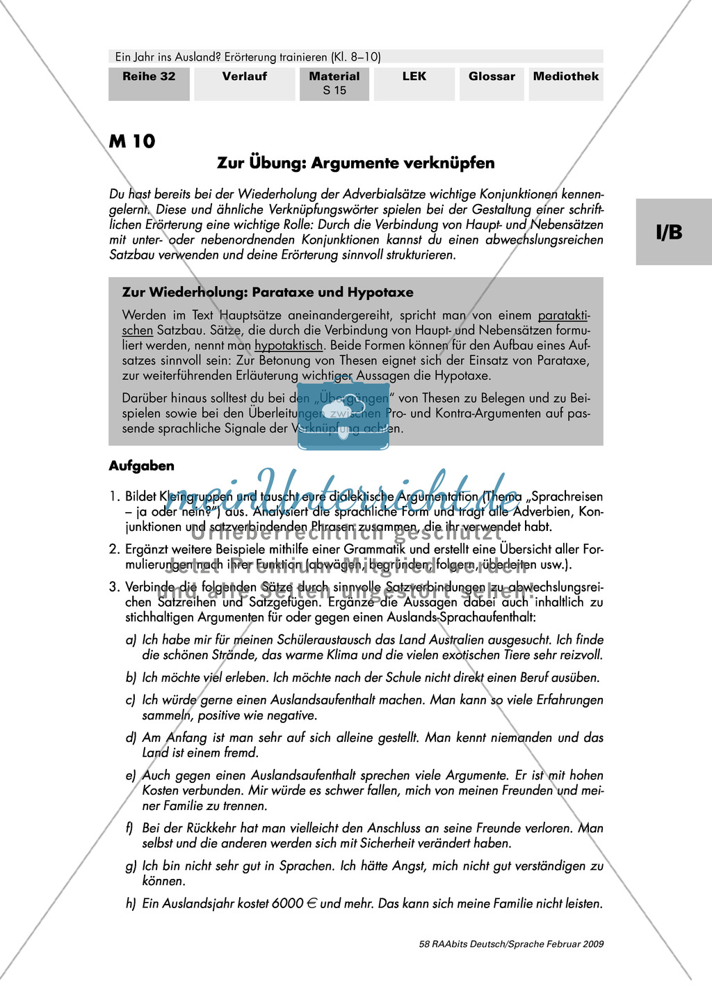Argumente stilsicher formulieren: Adverbien und Konjunktionen Preview 2