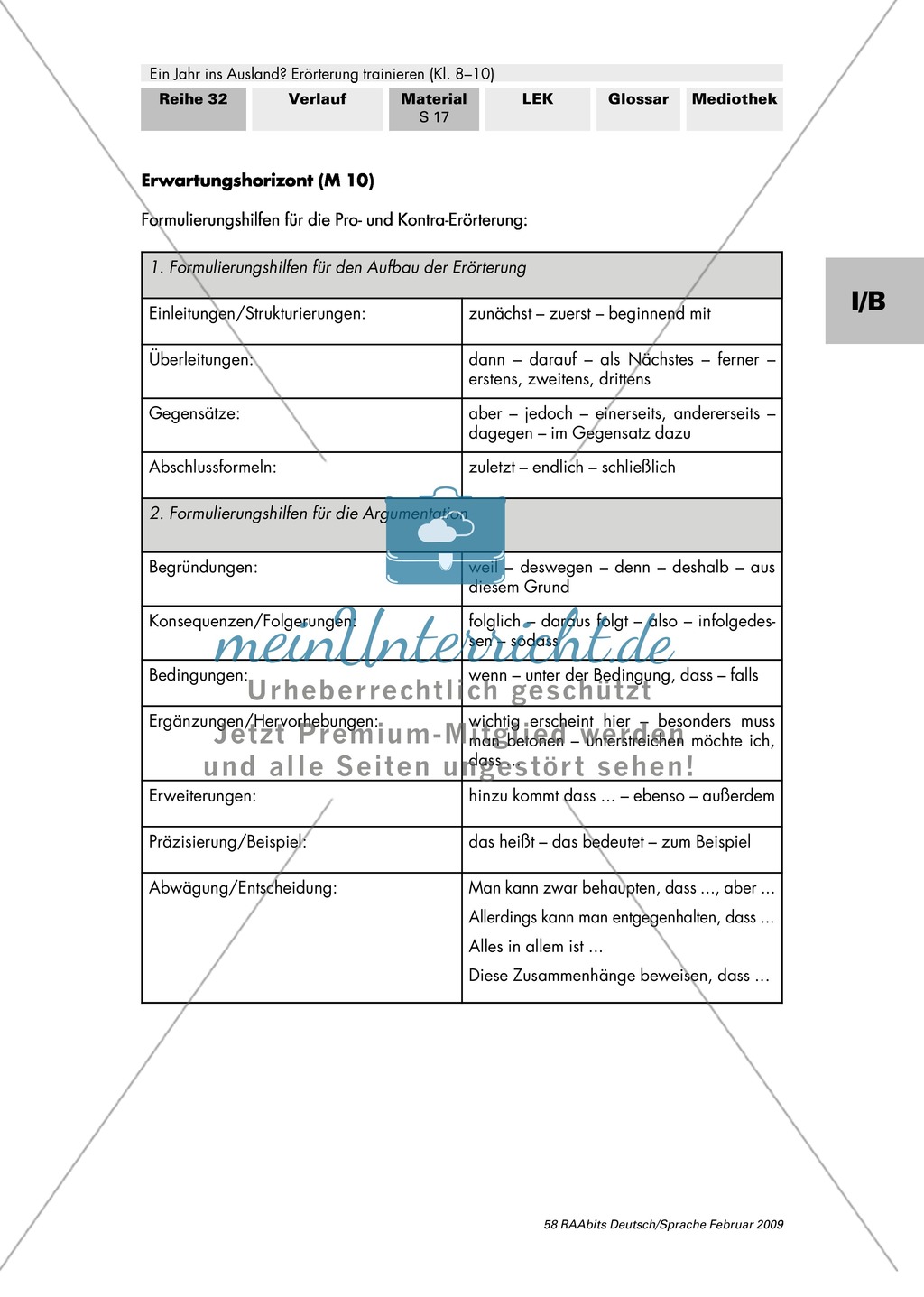 Argumente stilsicher formulieren: Adverbien und Konjunktionen Preview 4