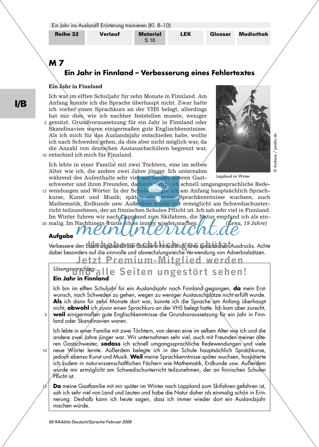 Argumente formulieren: Adverbialsätze Preview 2