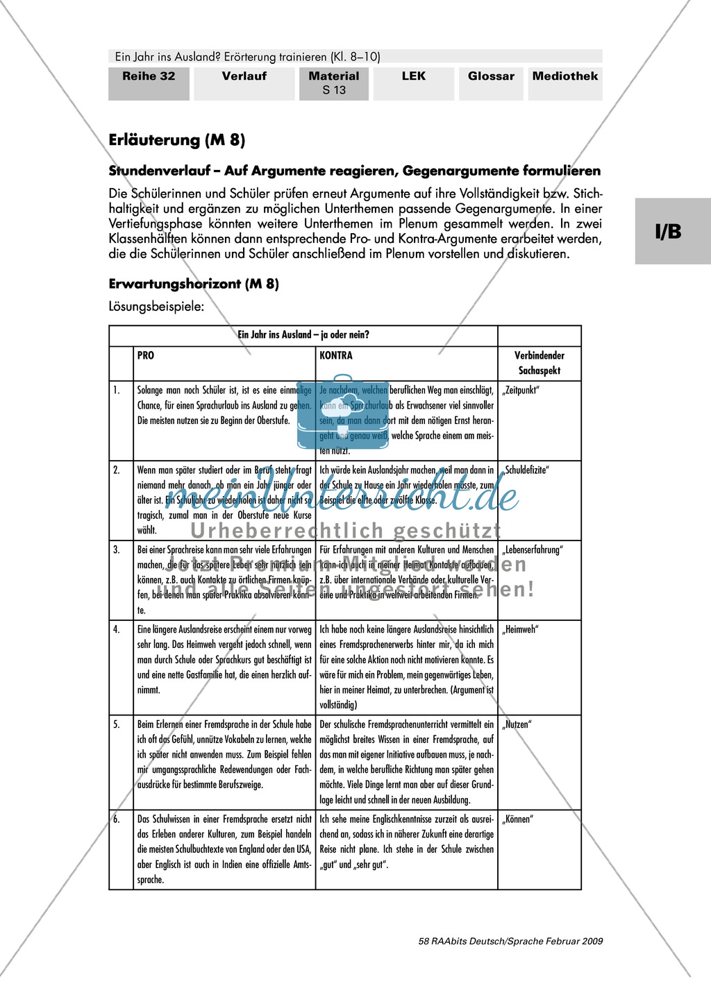 Auf Argumente reagieren + Gegenargumente formulieren Preview 2