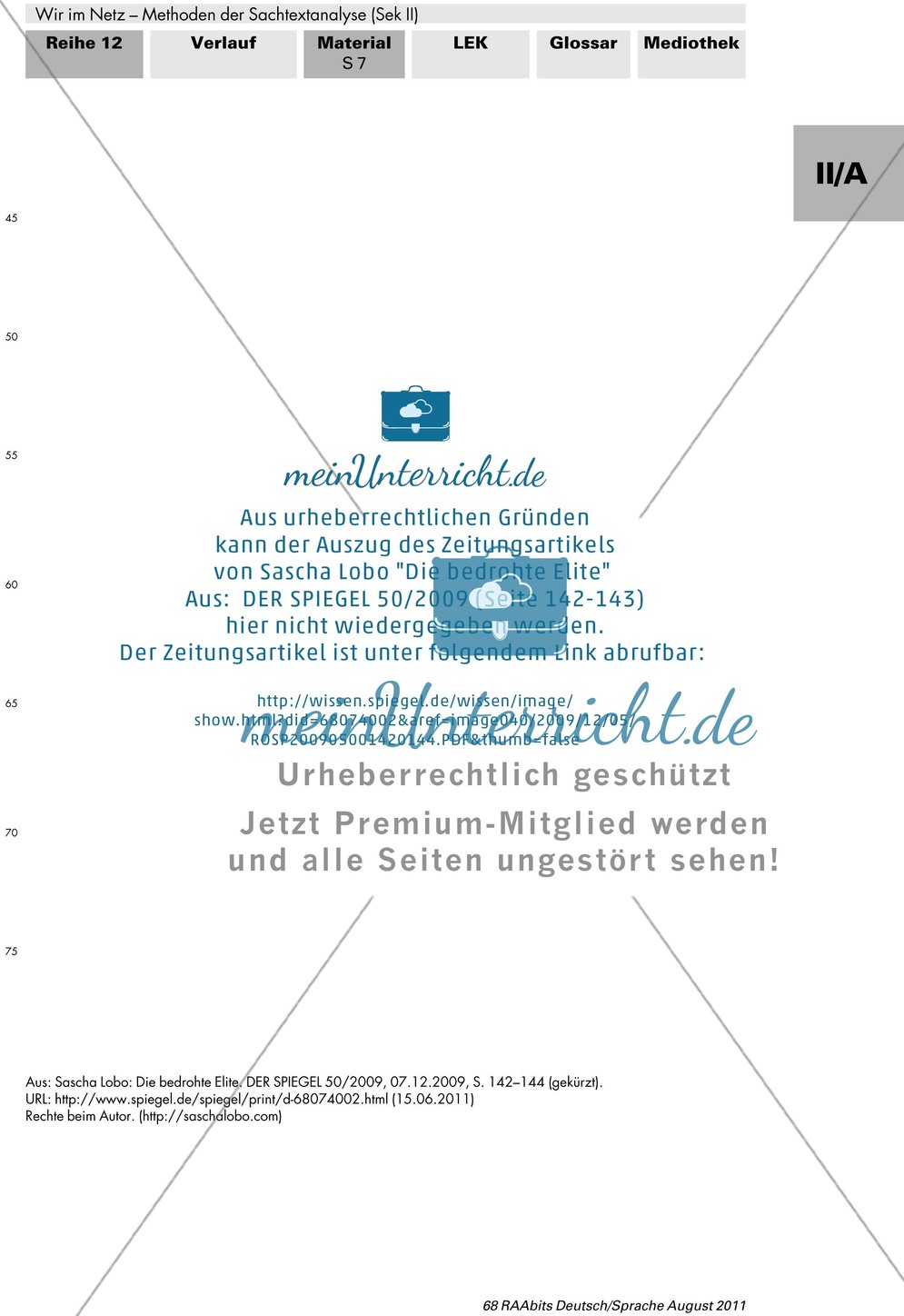 Die digitale Welt - ein Fluch?: Sascha Lobo: