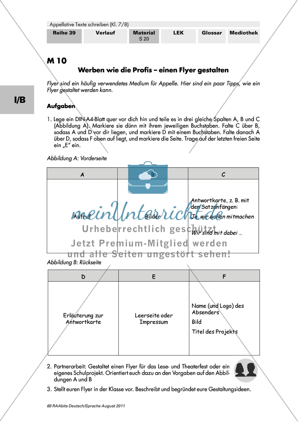 Mit Plakaten und Flyern appellative Texte unterstützen/ergänzen Preview 3