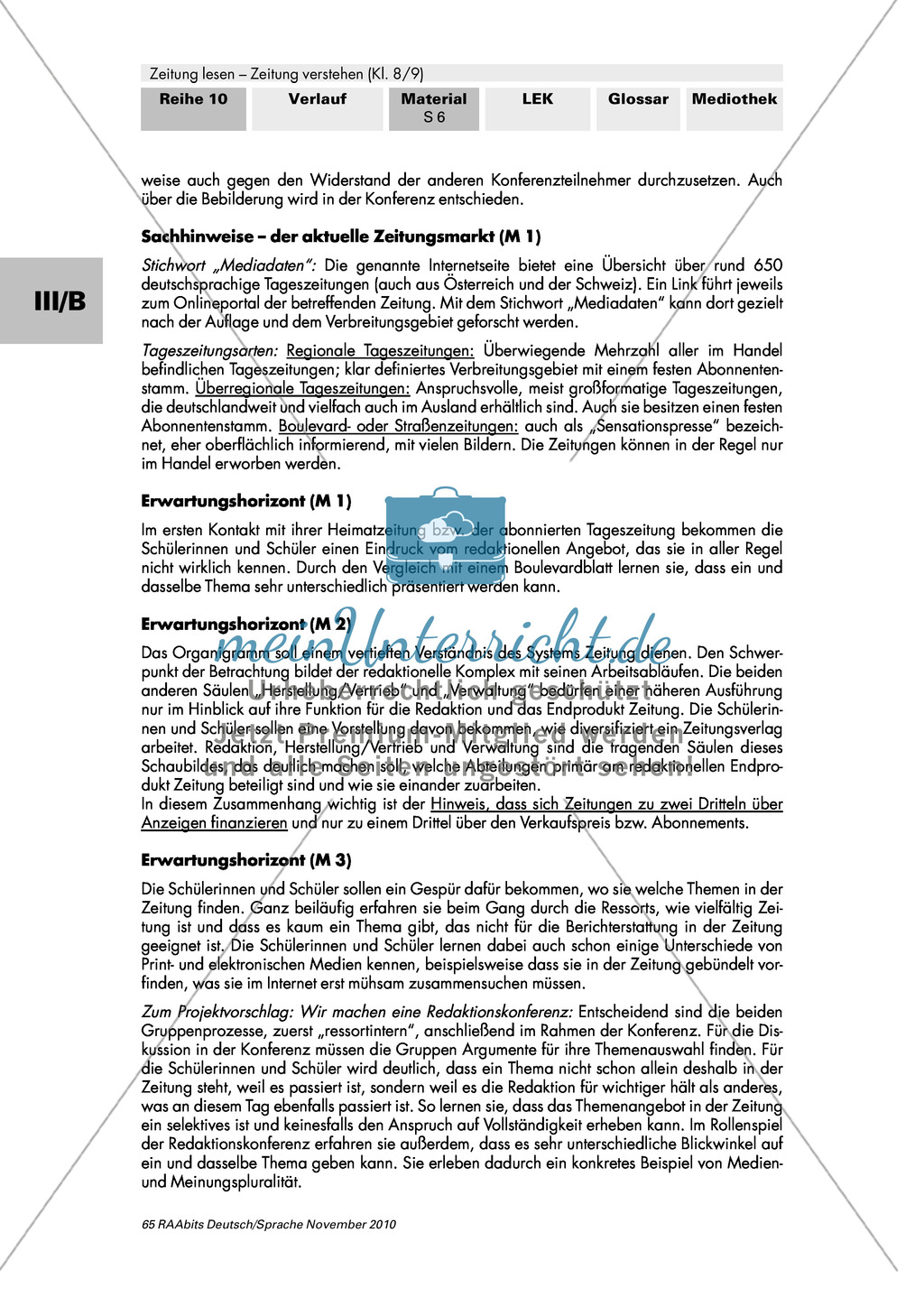 Wie arbeitet ein Zeitungsverlag? Tageszeitungen in Deutschland, Aufbau eines Verlags und die Einteilung in Ressorts Preview 6