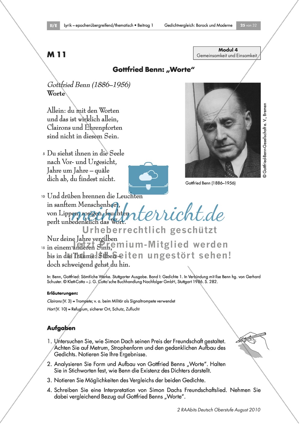 Lyrik kennenlernen