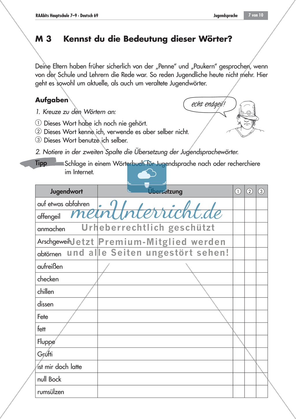 Jugendsprache übersetzen Preview 1