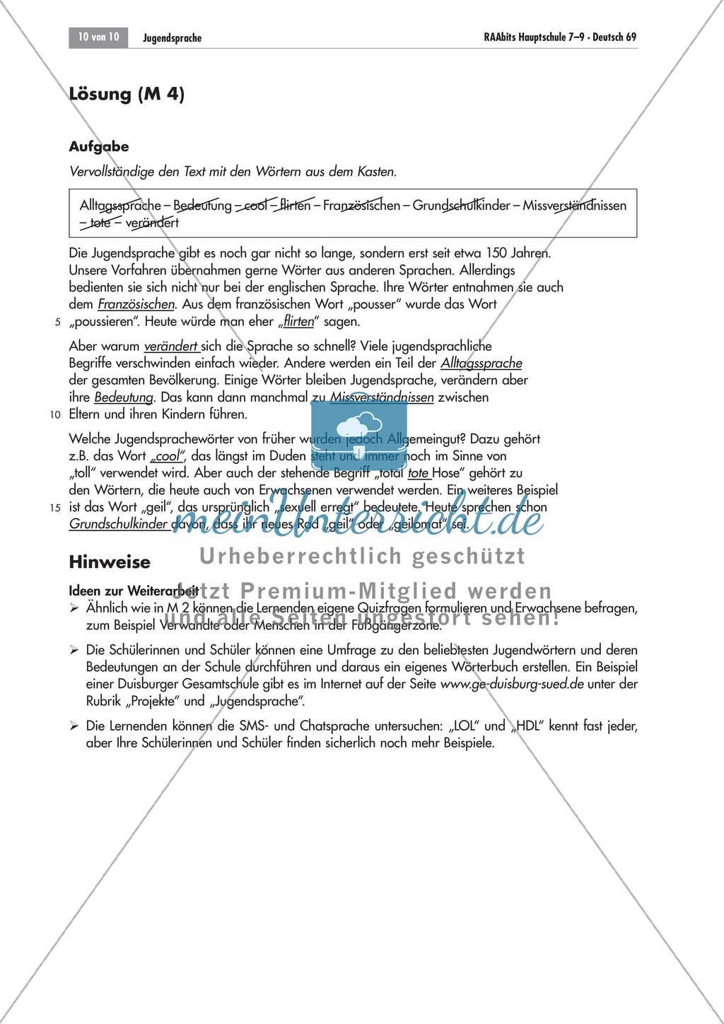 Veränderung der Jugendsprache Preview 2