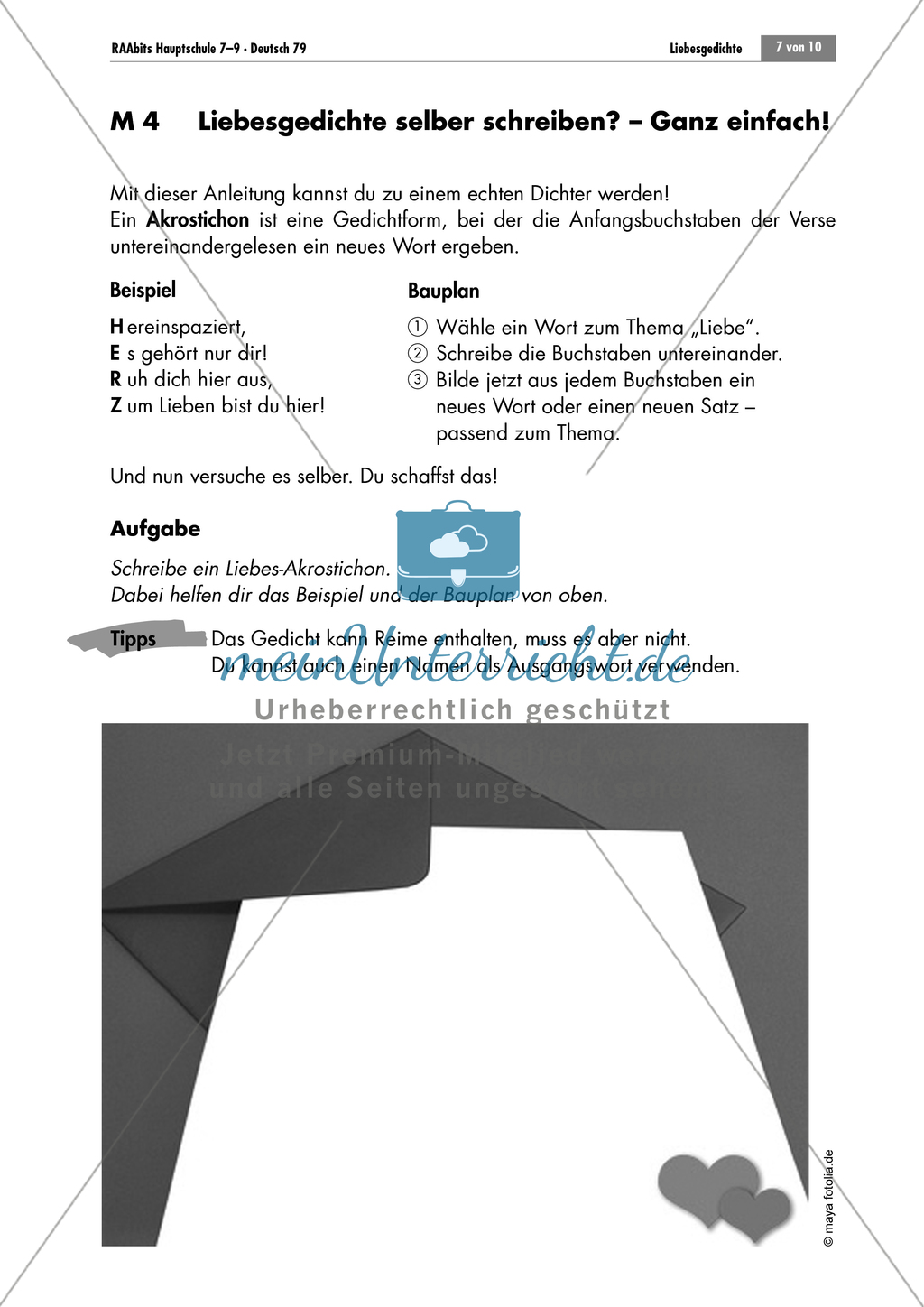Akrostichon verfassen Preview 1
