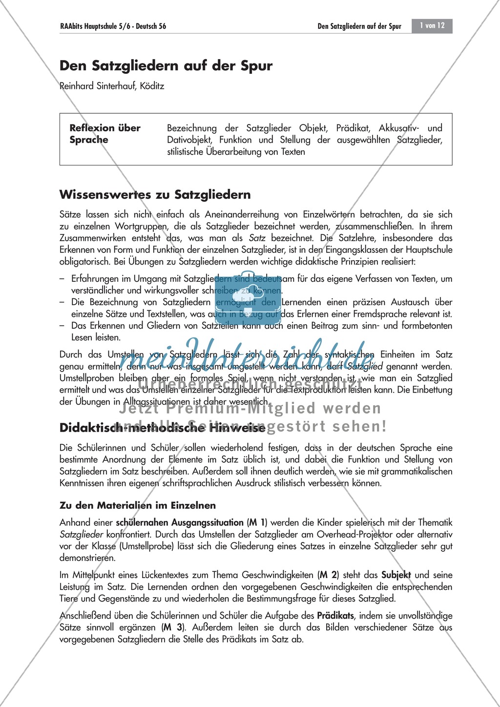 Einen Zeitungstext umschreiben Preview 1