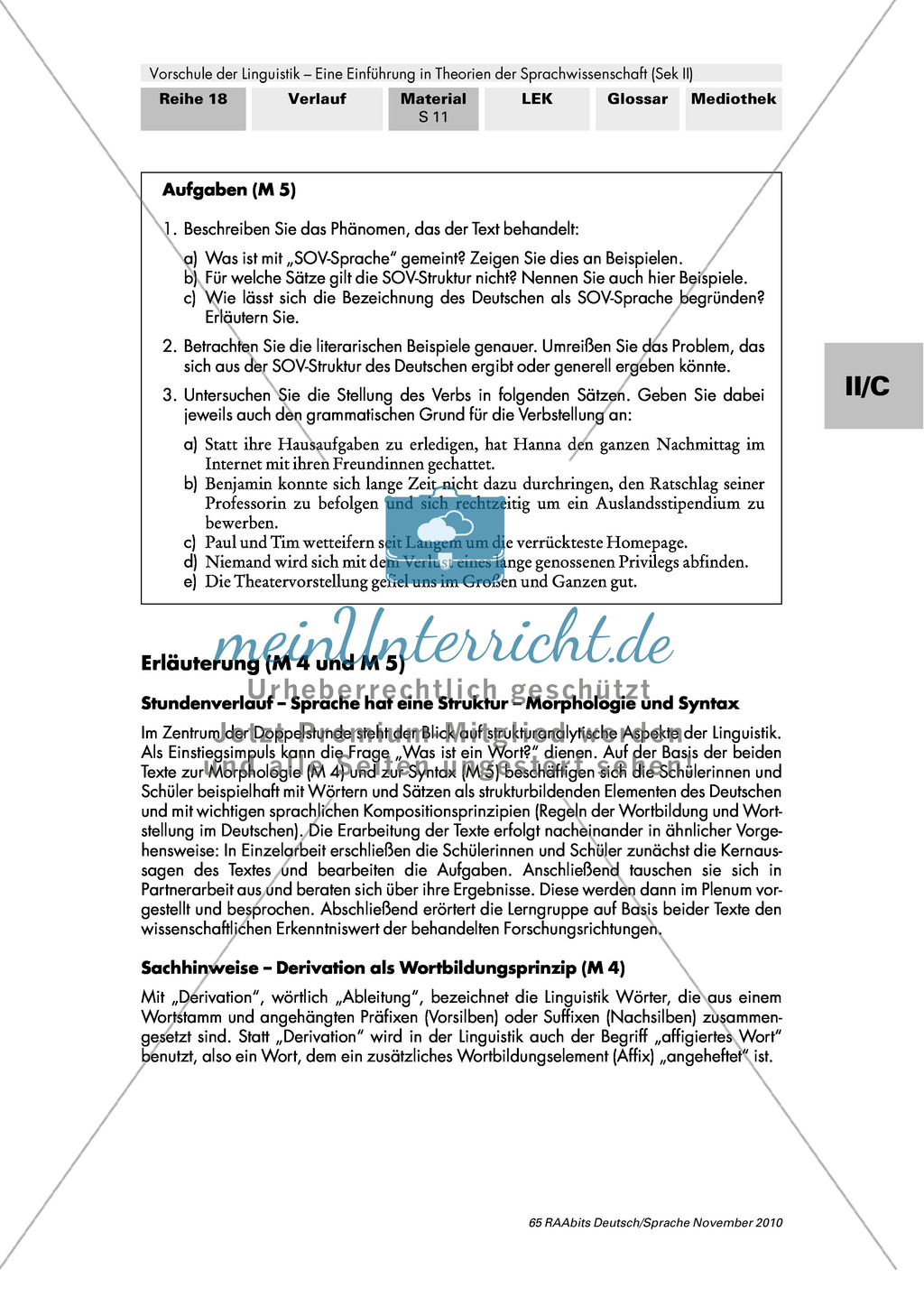 Einführung in die Sprachwissenschaft: Methoden der Linguistik auf Wort- und Satzebene kennenlernen und nachvollziehen Preview 4
