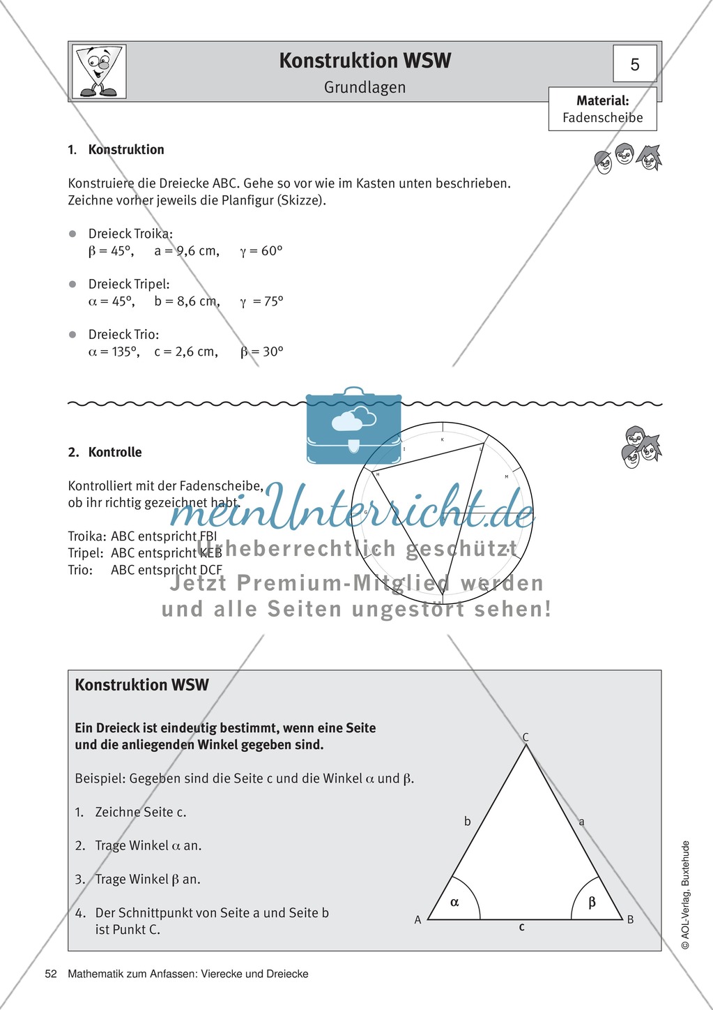 Kongruenzsätze zur Dreieckskonstruktion Preview 5