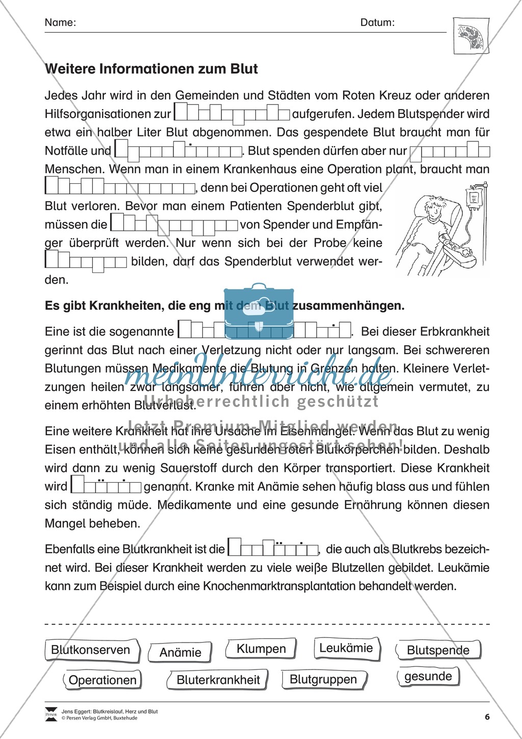 Fragen rund ums Blut Preview 3