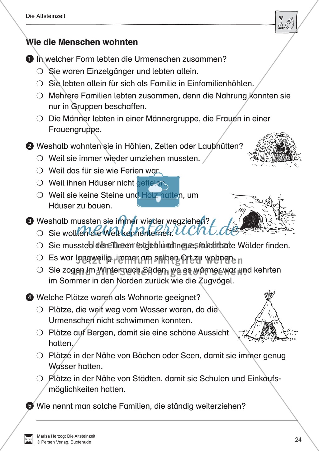Das Leben in der Altsteinzeit Preview 15