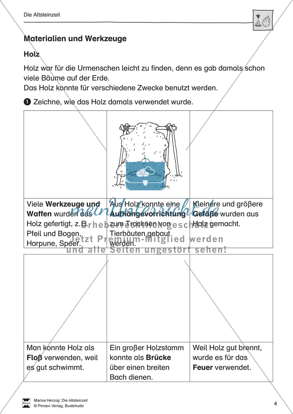 Das Leben in der Altsteinzeit Preview 2