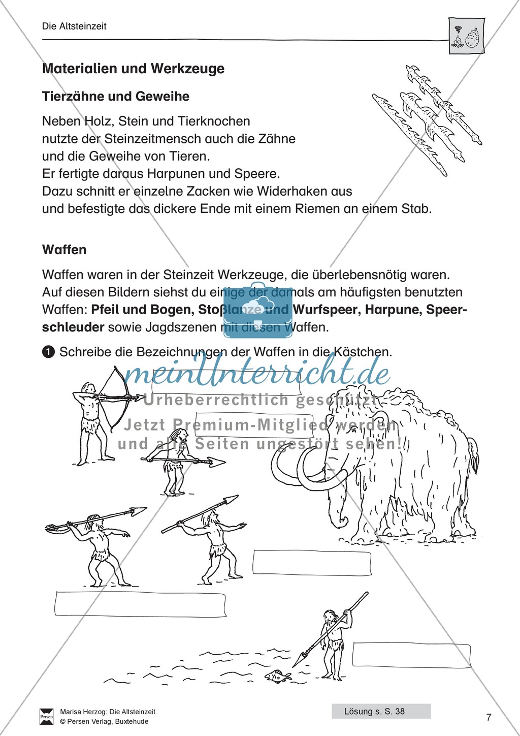 Das Leben in der Altsteinzeit Preview 5