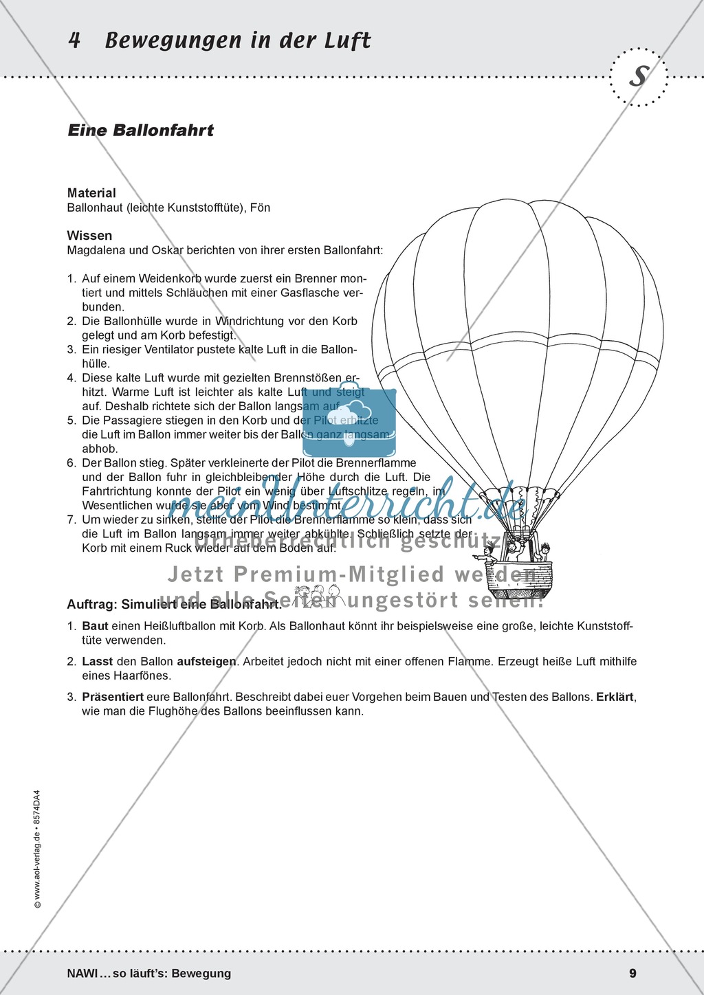 Durch die Luft schweben: Wir basteln einen Ballon Preview 2
