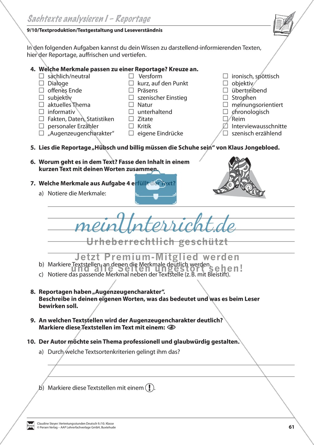 Binnendifferenzierte Analyse von Sachtexten Preview 2