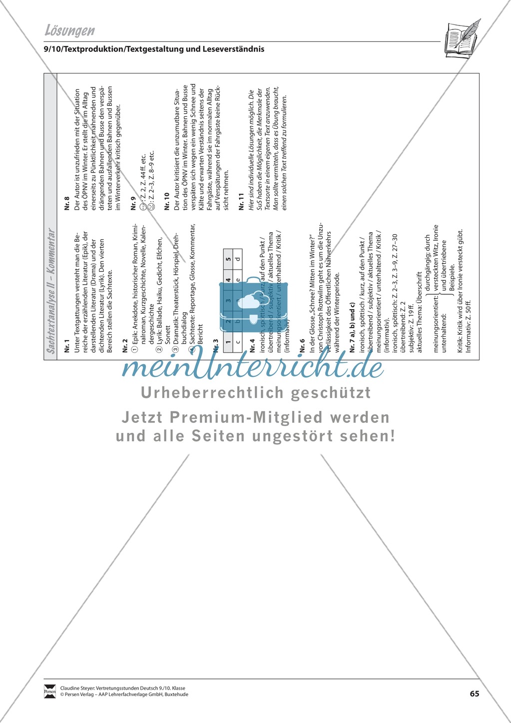 Binnendifferenzierte Analyse von Sachtexten Preview 6