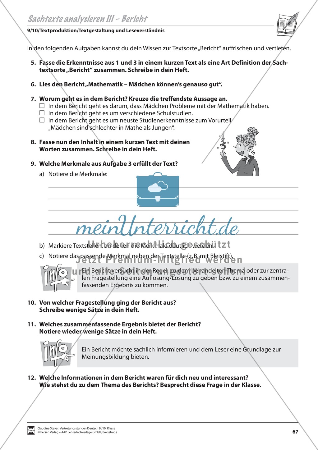 Binnendifferenzierte Analyse von Sachtexten Preview 8